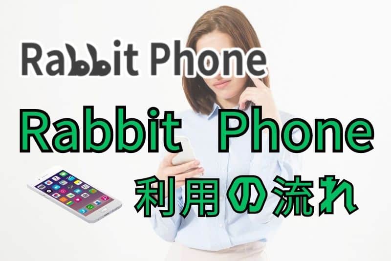 Rabbit Phone（ラビットフォン）の利用申込～買取の流れについて
